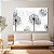 Quadro Decorativo Canvas Dente De Leão Voando Preto e Branco Horizontal - Imagem 3