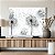Quadro Decorativo Canvas Dente De Leão Voando Preto e Branco Horizontal - Imagem 5