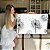 Quadro Decorativo Canvas Dente De Leão Voando Preto e Branco Horizontal - Imagem 7