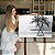Quadro Decorativo Canvas Praia com Coqueiros Preto e Branco  Horizontal - Imagem 7