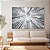 Quadro Decorativo Canvas Bosque com Árvores Preto e Branco Galhos Secos Horizontal - Imagem 3