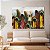 Quadro Decorativo Canvas Penas Coloridas Grandes Horizontal - Imagem 4