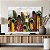 Quadro Decorativo Canvas Penas Coloridas Grandes Horizontal - Imagem 5
