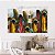 Quadro Decorativo Canvas Penas Coloridas Grandes Horizontal - Imagem 2