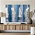 Quadro Decorativo Canvas Arte Abstrata Penas e Paisagem Glacial Azul e Branco Horizontal - Imagem 5