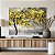 Quadro Decorativo Canvas Árvores Cerejeiras Amarelas em Flor Horizontal - Imagem 5