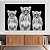 Quadro Decorativo Canvas Animais Selvagens Família de Leoas Preto e Branco Horizontal - Imagem 4