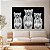 Quadro Decorativo Canvas Animais Selvagens Família de Leoas Preto e Branco Horizontal - Imagem 2