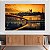 Quadro Decorativo Canvas Pôr Do Sol Em Lyon, França Europa Horizontal - Imagem 2