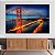 Quadro Decorativo Canvas Ponte Golden Gate Nevoeiro Battery Horizontal - Imagem 2