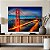 Quadro Decorativo Canvas Ponte Golden Gate Nevoeiro Battery Horizontal - Imagem 5