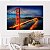 Quadro Decorativo Canvas Ponte Golden Gate Nevoeiro Battery Horizontal - Imagem 4