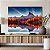 Quadro Decorativo Canvas Montanhas e Pinheiros Espelhados em Lago Cristalino Horizontal - Imagem 5