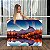 Quadro Decorativo Canvas Montanhas e Pinheiros Espelhados em Lago Cristalino Horizontal - Imagem 1