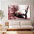 Quadro Decorativo Canvas Barcos na Beira Lago com Árvores Rosé Horizontal - Imagem 4