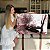 Quadro Decorativo Canvas Barcos na Beira Lago com Árvores Rosé Horizontal - Imagem 7