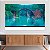 Quadro Decorativo Canvas Floresta Lago Azul Ponte Espelhada Alemanha Horizontal - Imagem 2