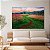 Quadro Decorativo Canvas Caminho no Campo De Flores Céu Azul Horizontal - Imagem 3
