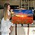 Quadro Decorativo Canvas Campo De Tulipas Vermelhas ao Pôr do Sol Horizontal - Imagem 7