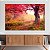 Quadro Decorativo Canvas Natureza Flores Árvore Rosa Horizontal - Imagem 2