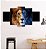 Quadros Decorativos  Leão de Judá colorido 2 Cores 115x60cm - Imagem 1