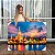 Quadro Decorativo Canvas Templo Budista Rio Chao Phraya Horizontal - Imagem 1