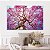 Quadro Decorativo Canvas Flores Ipê Rosa Florido Horizontal - Imagem 3