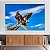 Quadro Decorativo Canvas Águia Real Casal em Tronco Horizontal - Imagem 2