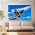 Quadro Decorativo Canvas Águia Real Casal em Tronco Horizontal - Imagem 3