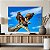 Quadro Decorativo Canvas Águia Real Casal em Tronco Horizontal - Imagem 5