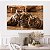 Quadro Decorativo Canvas Animais Selvagens Família De Tigre No Rio Nadando Horizontal - Imagem 3