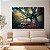 Quadro Decorativo Canvas Abstrato Árvore Colorida na Floresta Horizontal - Imagem 2