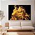 Quadro Decorativo Canvas Beleza Feminina Mulher Dourada com Cabelos ao Vento Horizontal - Imagem 3