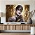 Quadro Decorativo Canvas Mulher Woman Black Gold Beleza Feminina Horizontal - Imagem 5