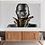 Quadro Decorativo Canvas Mulher com Joias Douradas e Maquiagem Black Gold Horizontal - Imagem 3