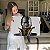 Quadro Decorativo Canvas Mulher com Joias Douradas e Maquiagem Black Gold Horizontal - Imagem 6