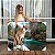 Quadro Decorativo Canvas Animais Puma sob Pedra na Logoa Horizontal - Imagem 1