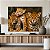 Quadro Decorativo Canvas Família De Onças Pintadas na Selva Horizontal - Imagem 5