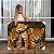 Quadro Decorativo Canvas Família De Onças Pintadas na Selva Horizontal - Imagem 1