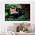 Quadro Decorativo Canvas Animais Silvestres Leopardo e Pantera Negra Floresta Horizontal - Imagem 4