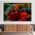 Quadro Decorativo Canvas Animal Camaleão Colorido Floresta Horizontal - Imagem 3