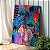 Quadro Decorativo Canvas Arte Abstrata Penas Coloridas Variadas Vertical - Imagem 3