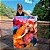 Quadro Decorativo Canvas Elefante Face Colorido Vertical - Imagem 1