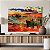Quadro Decorativo Canvas Pintura Abstrata Barcos Pôr do Sol no Mar Horizontal - Imagem 5