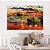 Quadro Decorativo Canvas Pintura Abstrata Barcos Pôr do Sol no Mar Horizontal - Imagem 4