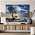 Quadro Decorativo Canvas Paisagem com Barco ao Luar no Rio Horizontal - Imagem 5