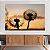 Quadro Decorativo Canvas Floral Dupla de Flor Dente de Leão ao Entardecer Horizontal - Imagem 2