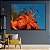 Quadro Decorativo Canvas Floral Lírio Laranja Horizontal - Imagem 4