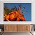 Quadro Decorativo Canvas Floral Lírio Laranja Horizontal - Imagem 2