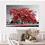 Quadro Decorativo Canvas Cerejeira Vermelha em Flor Horizontal - Imagem 3